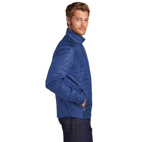 Port Authority® Packable Polyester Men's Puffy Jacket