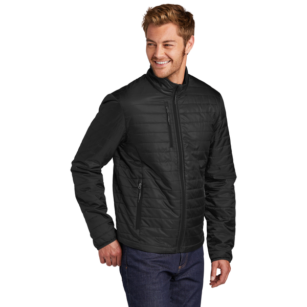 Port Authority® Packable Polyester Men's Puffy Jacket