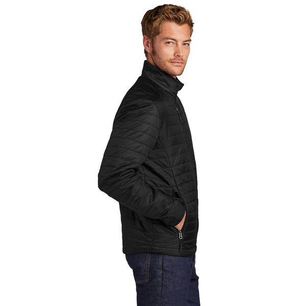 Port Authority® Packable Polyester Men's Puffy Jacket