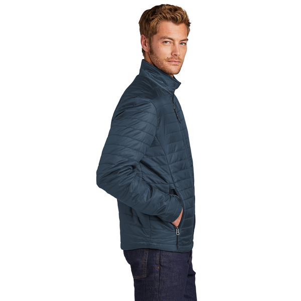 Port Authority® Packable Polyester Men's Puffy Jacket