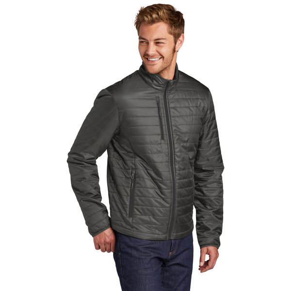 Port Authority® Packable Polyester Men's Puffy Jacket