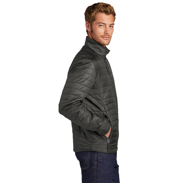 Port Authority® Packable Polyester Men's Puffy Jacket