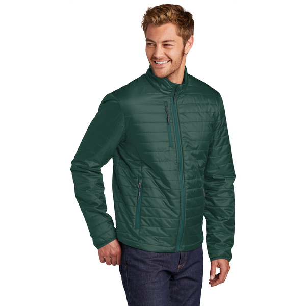 Port Authority® Packable Polyester Men's Puffy Jacket