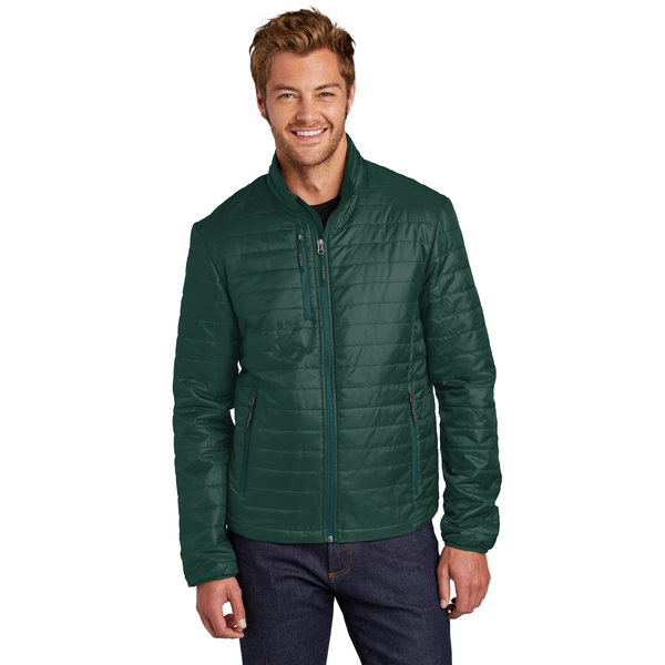 Port Authority® Packable Polyester Men's Puffy Jacket