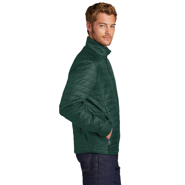 Port Authority® Packable Polyester Men's Puffy Jacket