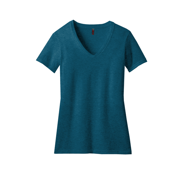 District Made® Perfect Blend® Ladies' V-Neck Tee