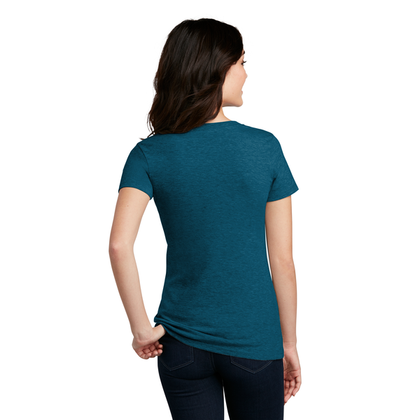 District Made® Perfect Blend® Ladies' V-Neck Tee