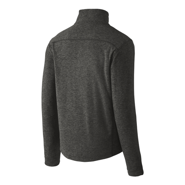 Port Authority® Heather Microfleece Men's Full-Zip Jacket