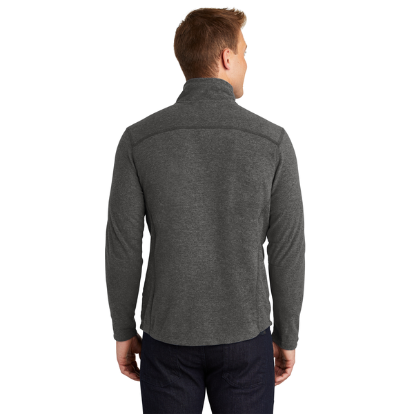 Port Authority® Heather Microfleece Men's Full-Zip Jacket