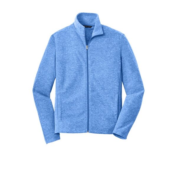 Port Authority® Heather Microfleece Men's Full-Zip Jacket