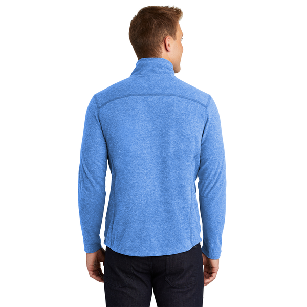 Port Authority® Heather Microfleece Men's Full-Zip Jacket