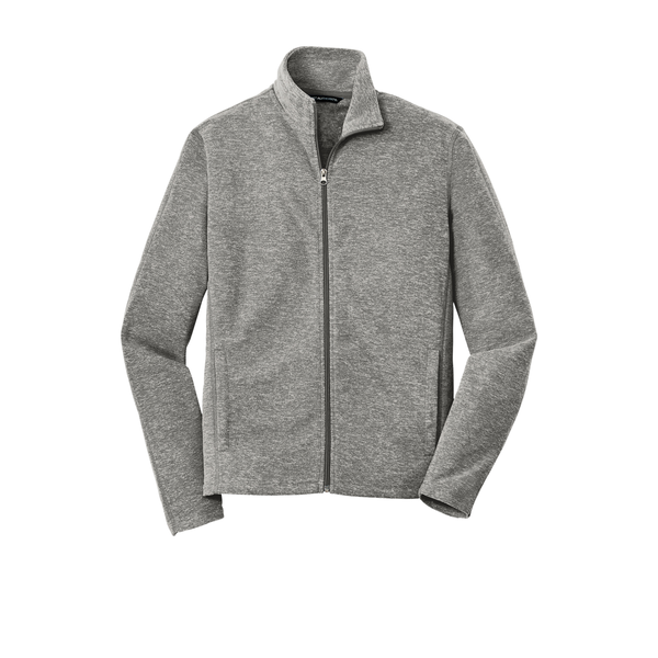 Port Authority® Heather Microfleece Men's Full-Zip Jacket