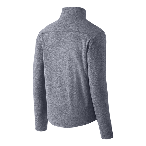 Port Authority® Heather Microfleece Men's Full-Zip Jacket