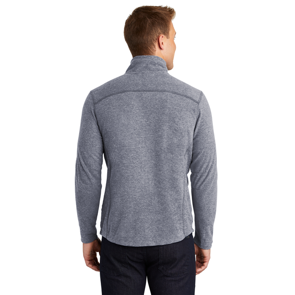 Port Authority® Heather Microfleece Men's Full-Zip Jacket