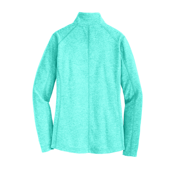 Port Authority® Heather Microfleece Ladies' Full-Zip Jacket