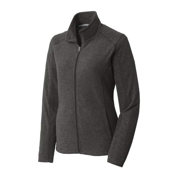 Port Authority® Heather Microfleece Ladies' Full-Zip Jacket