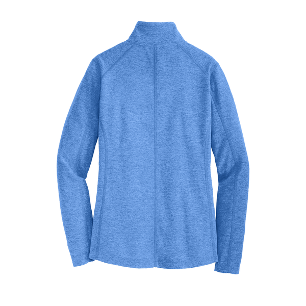 Port Authority® Heather Microfleece Ladies' Full-Zip Jacket
