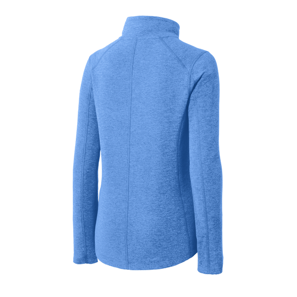 Port Authority® Heather Microfleece Ladies' Full-Zip Jacket