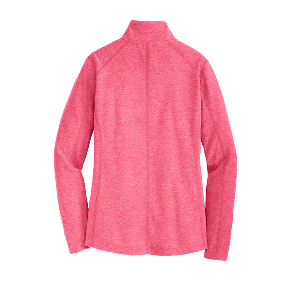 Port Authority® Heather Microfleece Ladies' Full-Zip Jacket