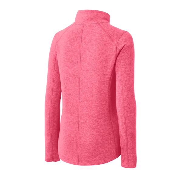 Port Authority® Heather Microfleece Ladies' Full-Zip Jacket