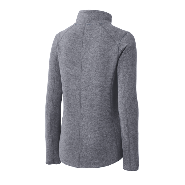 Port Authority® Heather Microfleece Ladies' Full-Zip Jacket