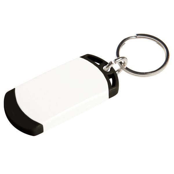 On the Edge Two Toned Key Tag
