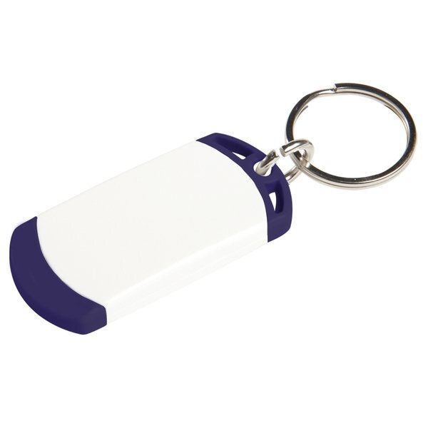 On the Edge Two Toned Key Tag
