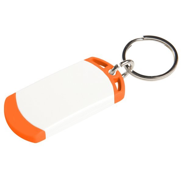 On the Edge Two Toned Key Tag
