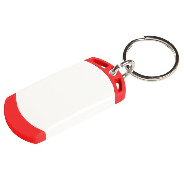 On the Edge Two Toned Key Tag