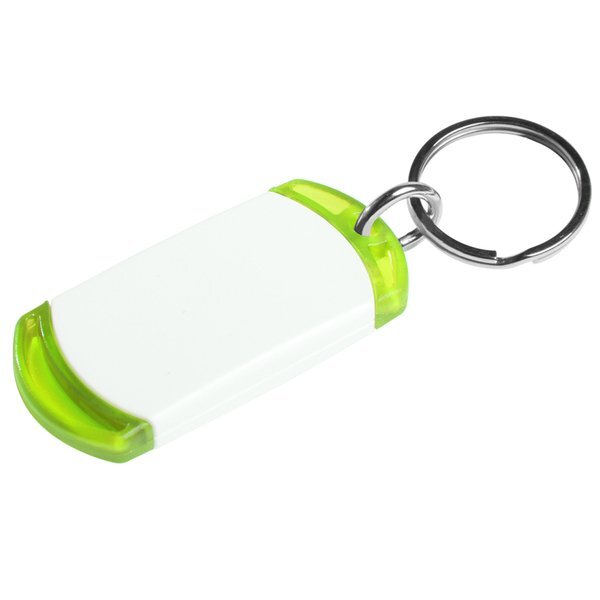 On the Edge Two Toned Key Tag