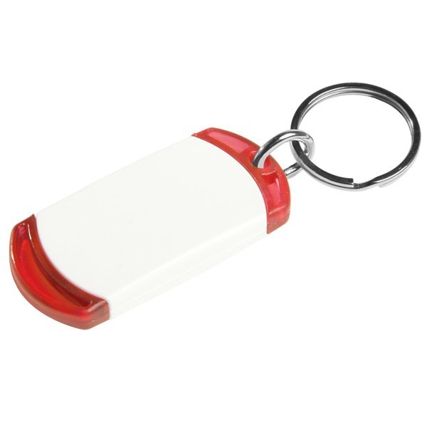 On the Edge Two Toned Key Tag