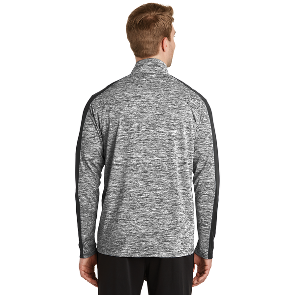Sport-Tek® PosiCharge® Electric Heather Colorblock Men's 1/4 Zip Pullover
