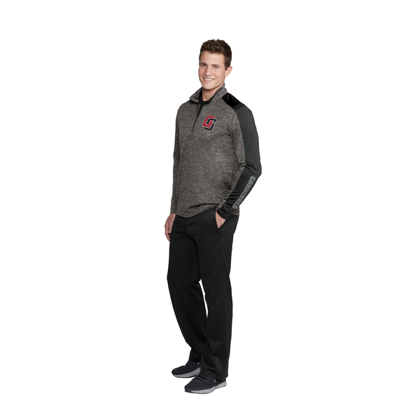 Sport-Tek® PosiCharge® Electric Heather Colorblock Men's 1/4 Zip Pullover