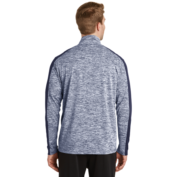Sport-Tek® PosiCharge® Electric Heather Colorblock Men's 1/4 Zip Pullover
