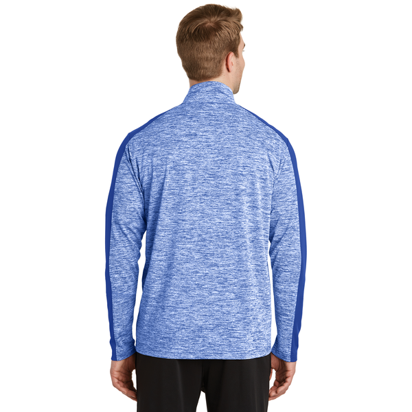 Sport-Tek® PosiCharge® Electric Heather Colorblock Men's 1/4 Zip Pullover