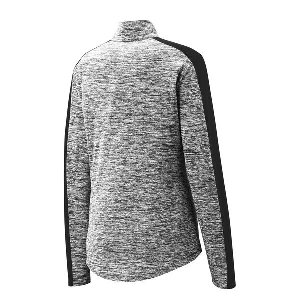 Sport-Tek® PosiCharge® Electric Heather Colorblock Ladies' 1/4 Zip Pullover