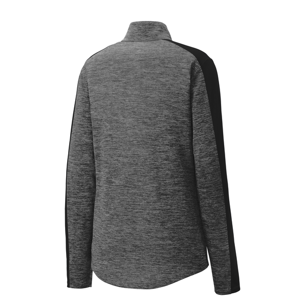 Sport-Tek® PosiCharge® Electric Heather Colorblock Ladies' 1/4 Zip Pullover