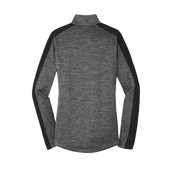Sport-Tek® PosiCharge® Electric Heather Colorblock Ladies' 1/4 Zip Pullover