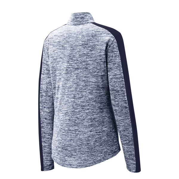 Sport-Tek® PosiCharge® Electric Heather Colorblock Ladies' 1/4 Zip Pullover