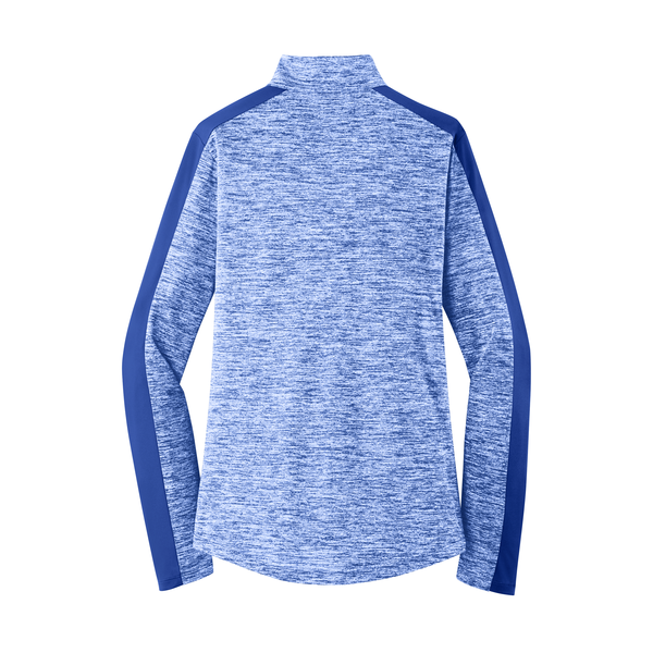 Sport-Tek® PosiCharge® Electric Heather Colorblock Ladies' 1/4 Zip Pullover