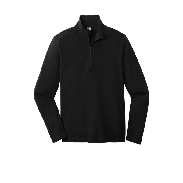 Sport-Tek® PosiCharge® Tri-Blend Wicking Men's 1/4 Zip Pullover