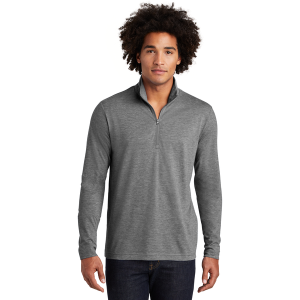 Sport-Tek® PosiCharge® Tri-Blend Wicking Men's 1/4 Zip Pullover