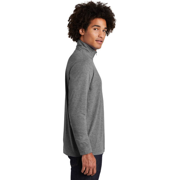 Sport-Tek® PosiCharge® Tri-Blend Wicking Men's 1/4 Zip Pullover