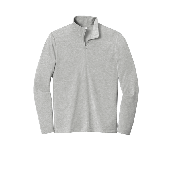 Sport-Tek® PosiCharge® Tri-Blend Wicking Men's 1/4 Zip Pullover