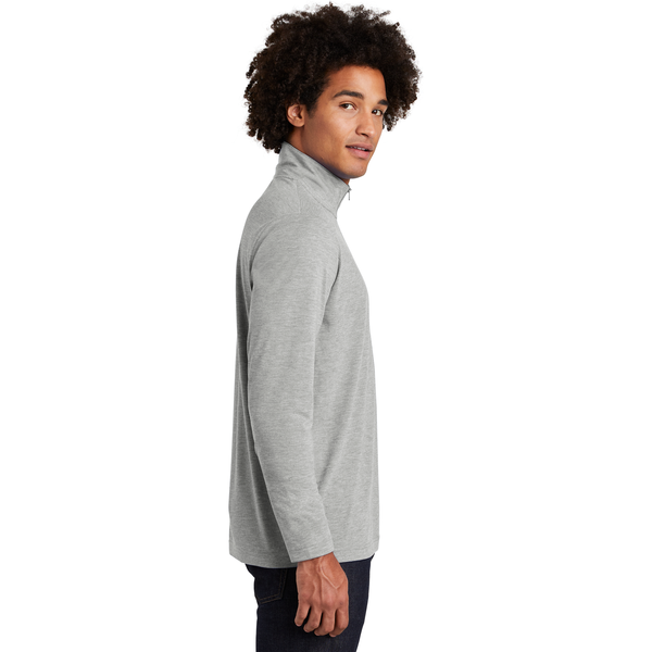 Sport-Tek® PosiCharge® Tri-Blend Wicking Men's 1/4 Zip Pullover