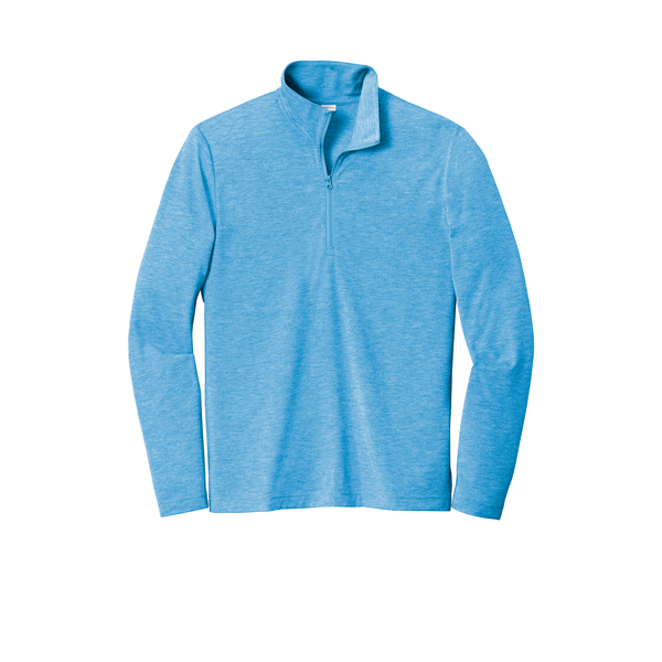 Sport-Tek® PosiCharge® Tri-Blend Wicking Men's 1/4 Zip Pullover