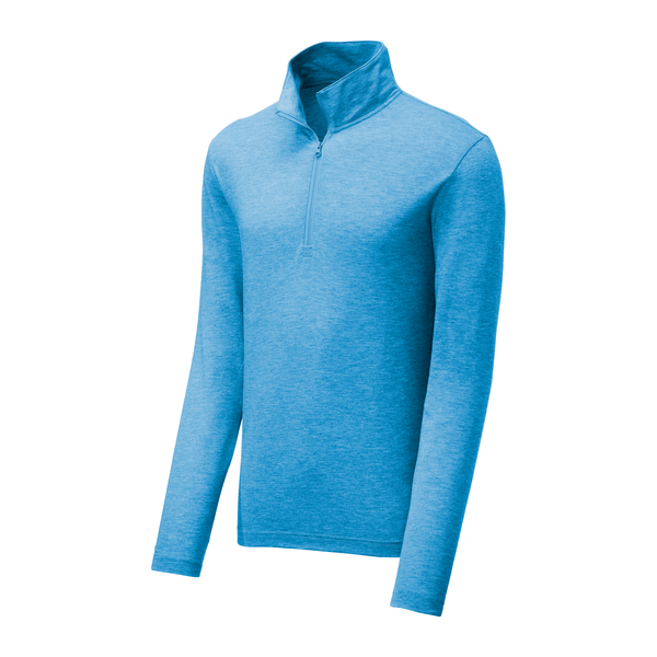 Sport-Tek® PosiCharge® Tri-Blend Wicking Men's 1/4 Zip Pullover