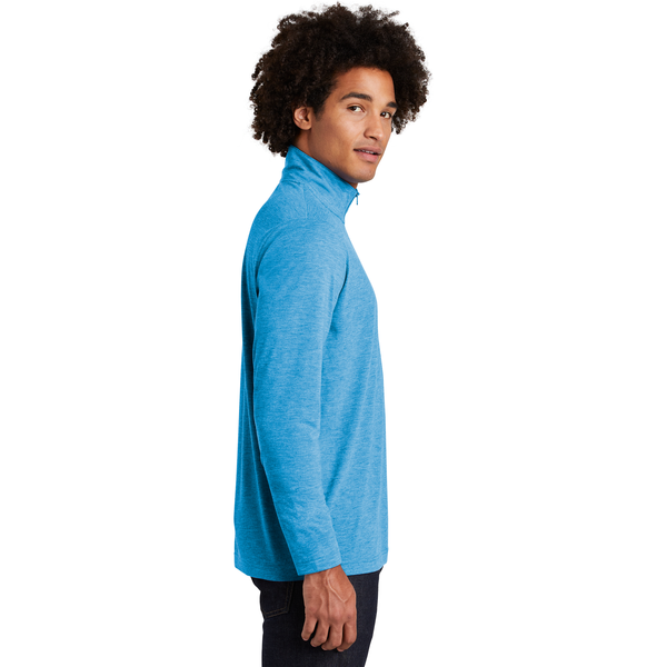 Sport-Tek® PosiCharge® Tri-Blend Wicking Men's 1/4 Zip Pullover