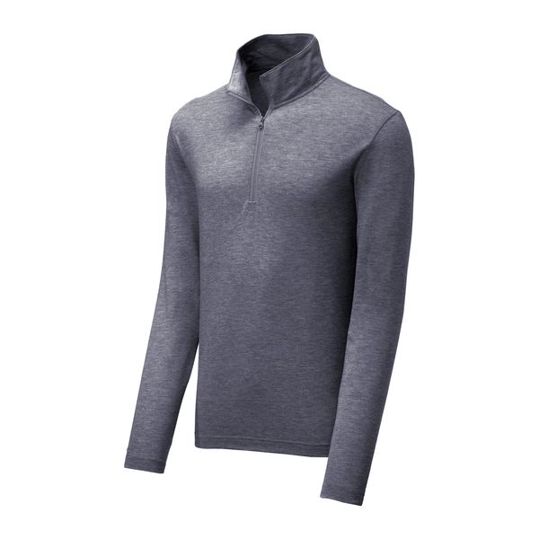 Sport-Tek® PosiCharge® Tri-Blend Wicking Men's 1/4 Zip Pullover