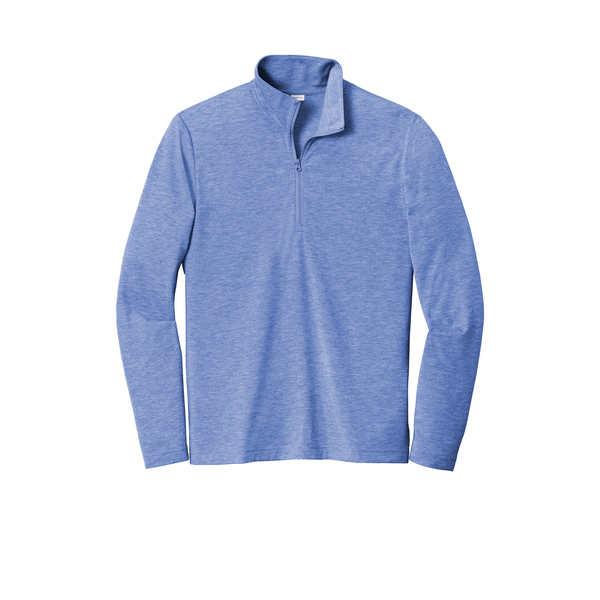 Sport-Tek® PosiCharge® Tri-Blend Wicking Men's 1/4 Zip Pullover